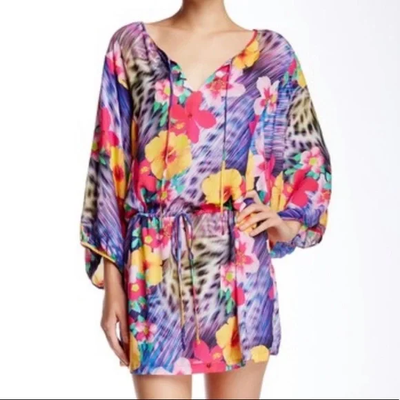 Nanette Lepore Playa Tropical Swim Coverup - S - Picture 6 of 8